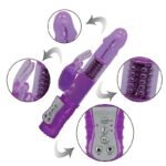 VIBRATOR RABBIT LISO ROTATIVO RECARREGÁVEL 360º - Imagem 6