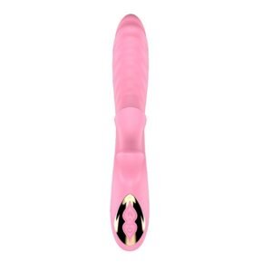 VIBRADOR PONTO G E ESTIMULADOR CLÍTORIS GIRATÓRIO COM AQUECIMENTO - Imagem 3