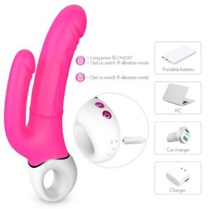 VIBRADOR PONTO G E ANUS JAKIRO RECARREGÁVEL - Imagem 6
