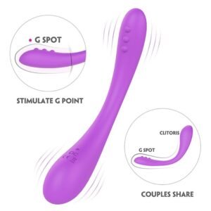 VIBRADOR DE CASAL FLEXIVEL CLARE RECARREGÁVEL - Imagem 3
