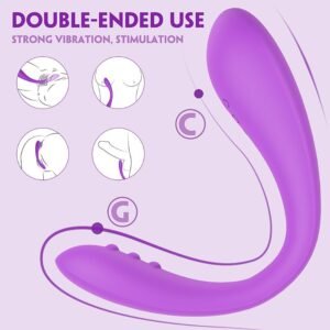 VIBRADOR DE CASAL FLEXIVEL CLARE RECARREGÁVEL - Imagem 5