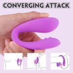 VIBRADOR DE CASAL FLEXIVEL CLARE RECARREGÁVEL - Imagem 4