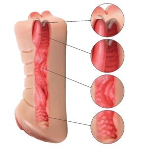 MASTURBADOR MASCULINO PASSION LADY BOCA E VAGINA - Imagem 4