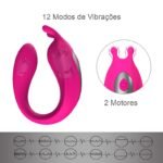 VIBRADOR DE CASAL COM CONTROLE REMOTO MODY - Imagem 4