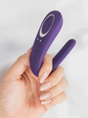 SATISFYER DOUBLE CLASSIC CLÍTORIS PONTO G E VIBRADOR - Imagem 3