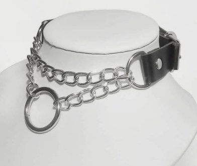 GARGANTILHA CHOCKER CORRENTES E ARGOLA - Imagem 3