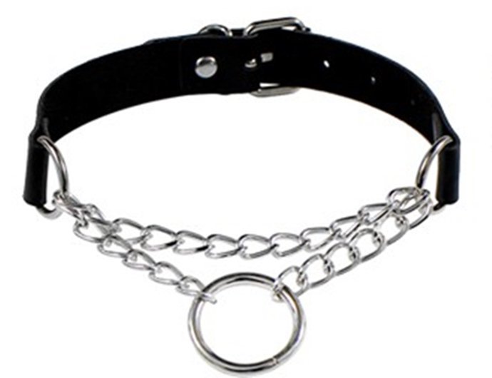 GARGANTILHA CHOCKER CORRENTES E ARGOLA - Imagem 4