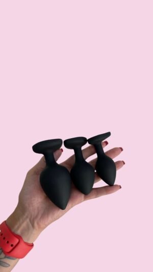 PLUG ANAL CORAÇÃO EM SILICONE - Imagem 2