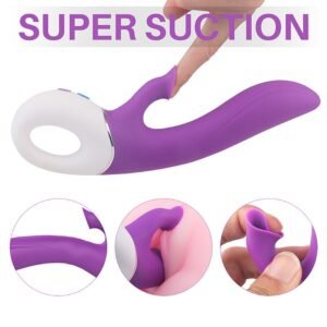 VIBRADOR PONTO G E SUGADOR DE CLÍTORIS DREW - Imagem 3