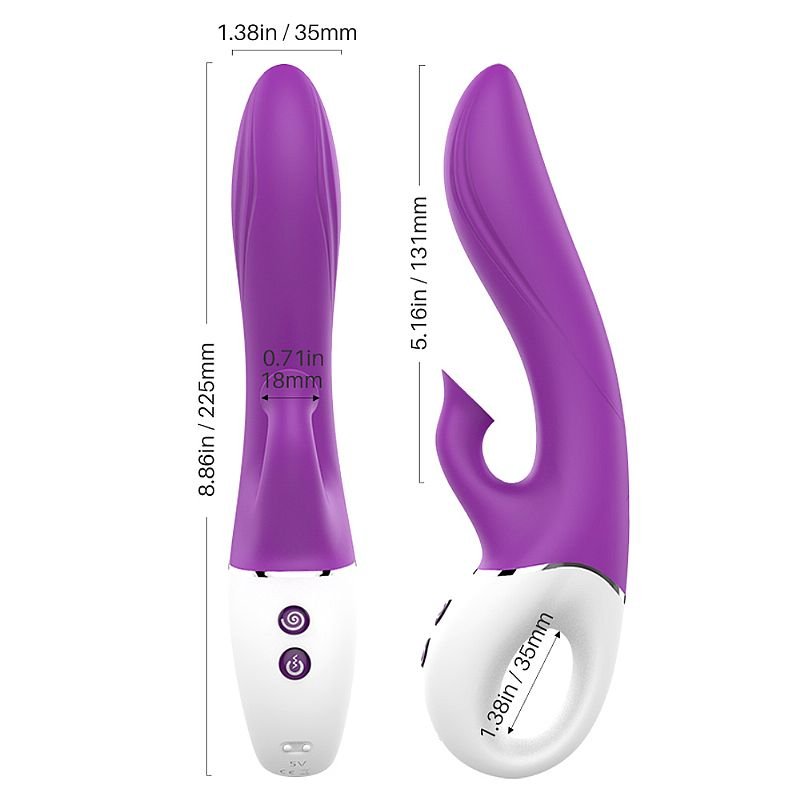 VIBRADOR PONTO G E SUGADOR DE CLÍTORIS DREW - Imagem 6