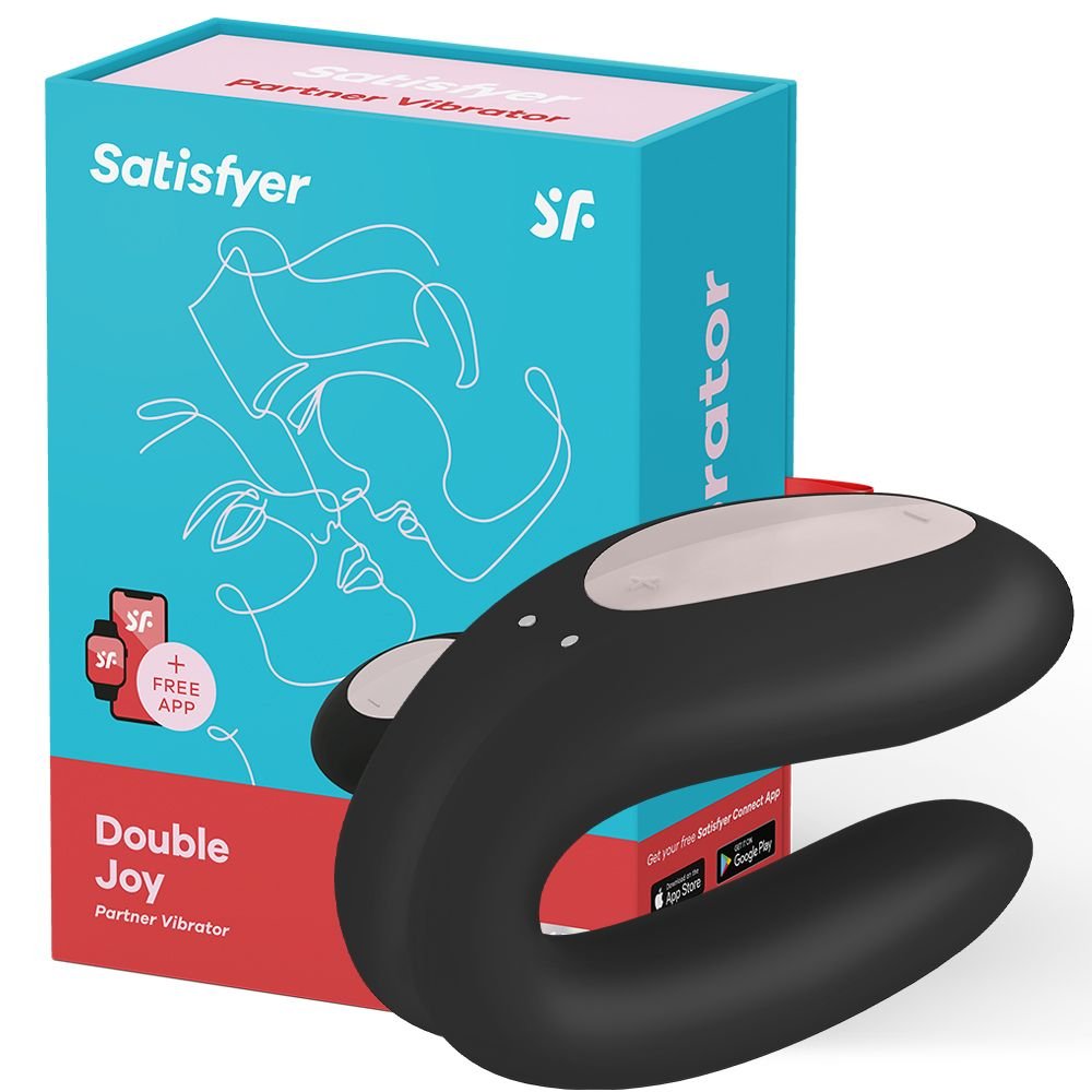 SATISFYER VIBRADOR PARA CASAL DOUBLE JOY APP
