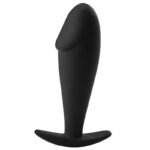 PLUG ANAL EM SILICONE COM GLANDE