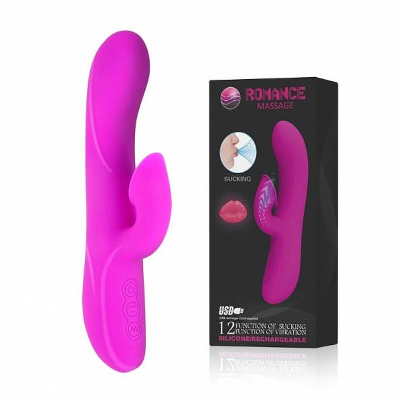 VIBRADOR PONTO G E SUGADOR ROMANCE