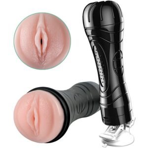 MASTURBADOR LANTERNA COM VENTOSA E VIBRO VAGINA - Imagem 4