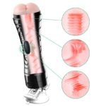 MASTURBADOR LANTERNA COM VENTOSA E VIBRO ÂNUS