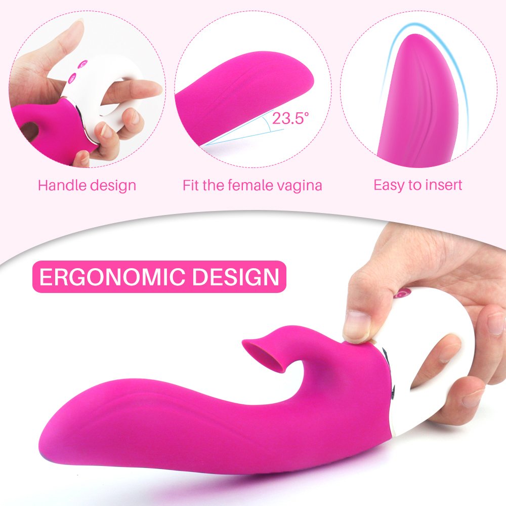 VIBRADOR PONTO G E SUGADOR DE CLÍTORIS DREW - Imagem 7