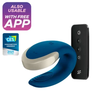 SATISFYER VIBRADOR PARA CASAL DOUBLE LOVE APP