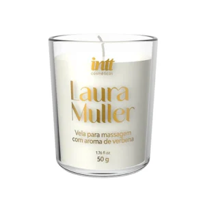 VELA DE MASSAGEM COM ÓLEOS ESSENCIAIS LINHA LAURA MULLER - Imagem 2