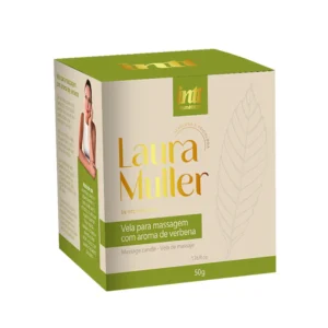 VELA DE MASSAGEM COM ÓLEOS ESSENCIAIS LINHA LAURA MULLER - Imagem 3