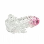 CAPA PENIANA TEXTURIZADA BRAVE MEN COM VIBRAÇÃO AO TOQUE E ESTIMULADOR DE CLÍTORIS - Imagem 4