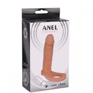 ANEL COMPANHEIRO COM VIBRO ROSA - Imagem 2