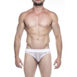 CUECA JOCKSTRAP ARRASTÃO BRANCA