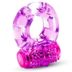 ANEL PENIANO COM VIBRO ESTIMULADOR CLITORIANO