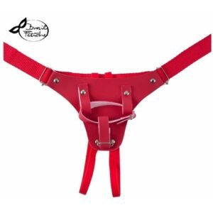 CINTA PARA PRÓTESE COM ESPAÇO PARA ESCROTO REGULÁVEL VERMELHO