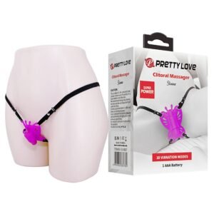 CALCINHA VIBRATÓRIA FORMATO BORBOLETA SLOANE PRETTY LOVE