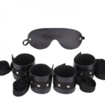 BONDAGE KIT AMARRAS DE CAMA MATERIAL SINTÉTICO - Imagem 2