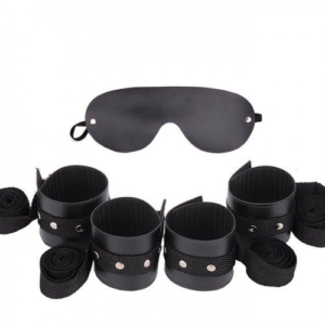 BONDAGE KIT AMARRAS DE CAMA MATERIAL SINTÉTICO - Imagem 2
