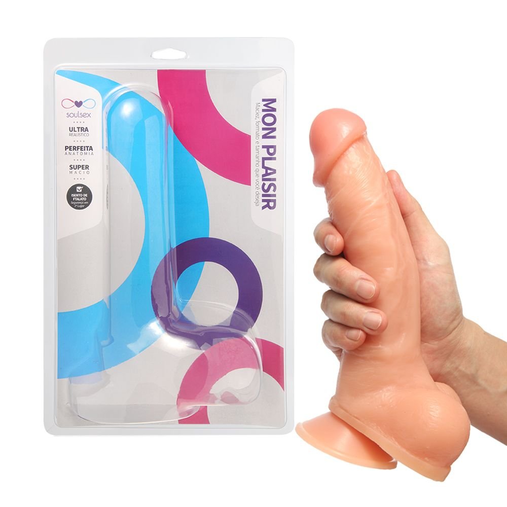 PRÓTESE PENIANA COM VENTOSA 21,5 X 5,4 - Imagem 2