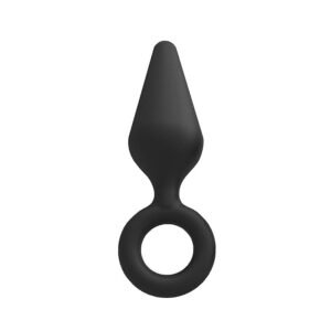 PLUG ANAL EM SILICONE AVELUDADO EM ALÇA - Imagem 2