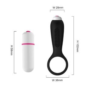 ANEL PENIANO COM VIBRADOR DUETS - Imagem 3