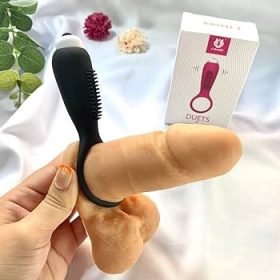 ANEL PENIANO COM VIBRADOR DUETS