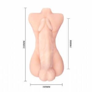 PRÓTESE PENIANA COM CORPO MASCULINO 13CM - Imagem 5