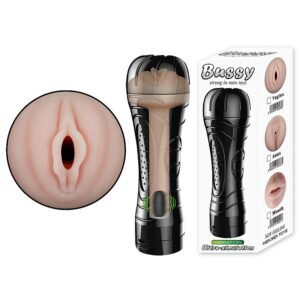 MASTURBADOR VAGINA COM VIBRO BUSSY - Imagem 2
