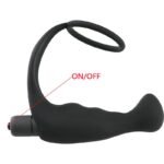 PLUG COM VIBRO PARA PROSTATA COM ANEL - Imagem 2