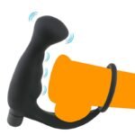 PLUG COM VIBRO PARA PROSTATA COM ANEL