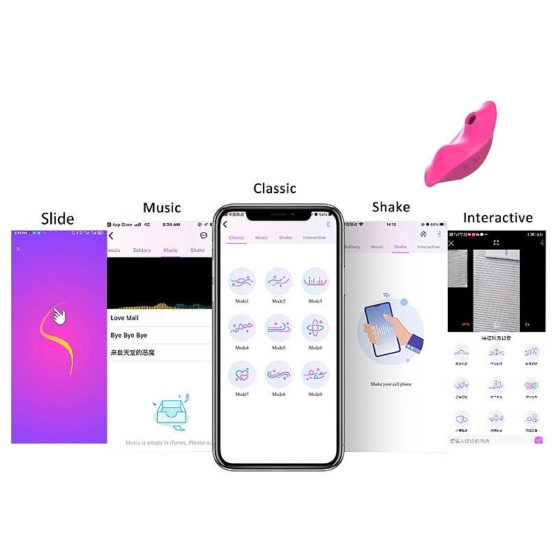 VIBRADOR E SUGADOR PARA CALCINHA VIA APP - Imagem 4