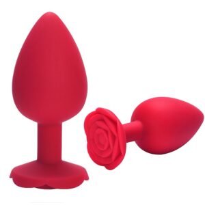 PLUG ANAL EM SILICONE FLOWER - Imagem 2