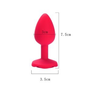 PLUG ANAL EM SILICONE FLOWER - Imagem 3