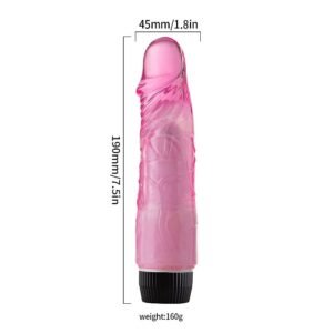 PRÓTESE EM SILICONE COM VIBRO 15,5 X 4,2 - Imagem 2