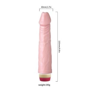PRÓTESE ROTATIVA COM VIBRO 19 X 4,3 CM - Imagem 4
