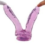 PRÓTESE DUPLA SEMI-TRANSPARENTE 17,3 x 3,5 CM e 15,5 x 2,5 CM - Imagem 3