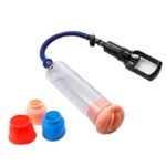 BOMBA PENIANA MANUAL COM 3 ANÉIS  E ANEL EM VAGINA - Imagem 4