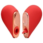 VIBRADOR DE CLITÓRIS COM PULSAÇÃO E ESTIMULAÇÃO - CORAÇÃO
