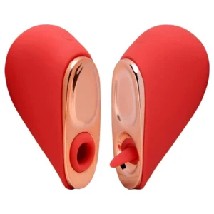 VIBRADOR DE CLITÓRIS COM PULSAÇÃO E ESTIMULAÇÃO - CORAÇÃO