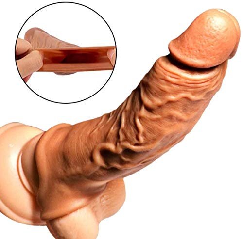 CAPA PENIANA EXTENSORA COM ANEL - MARROM - Imagem 2