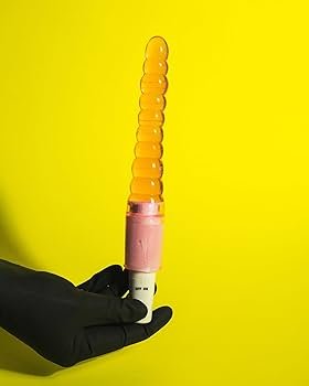 61bPQDqnuKL._AC_UF350,350_QL80_ VIBRADOR G-SPOT ESCALONADO EM JELLY 21,5X3 CM - Imagem 1